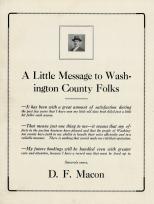 D.F. Macon, Washington County 1920